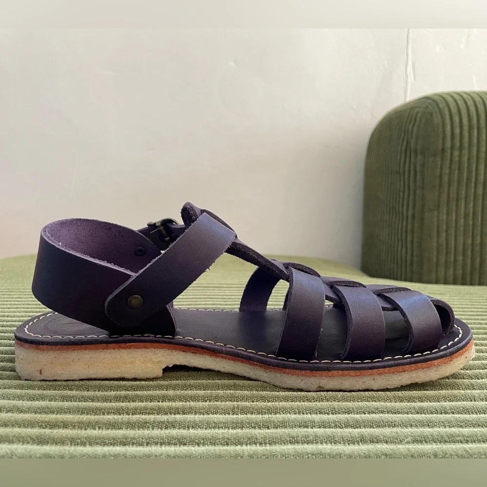 Duckfeet Ringkøbing Fisherman Sandals in Plum - Picture 3 of 8